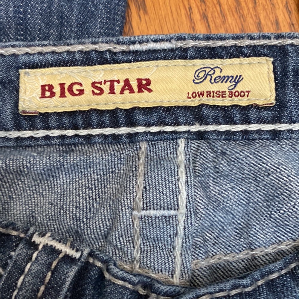Big Star Remy Low Rise Stretch Boot Cut Jeans - Picture 7 of 11